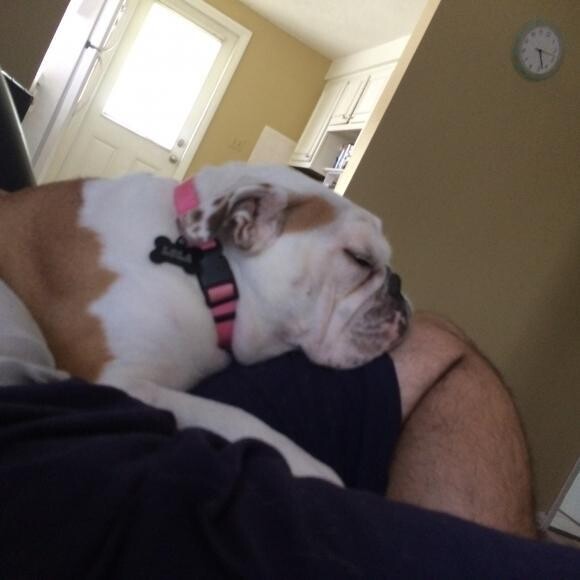 Sleeping like a baby!