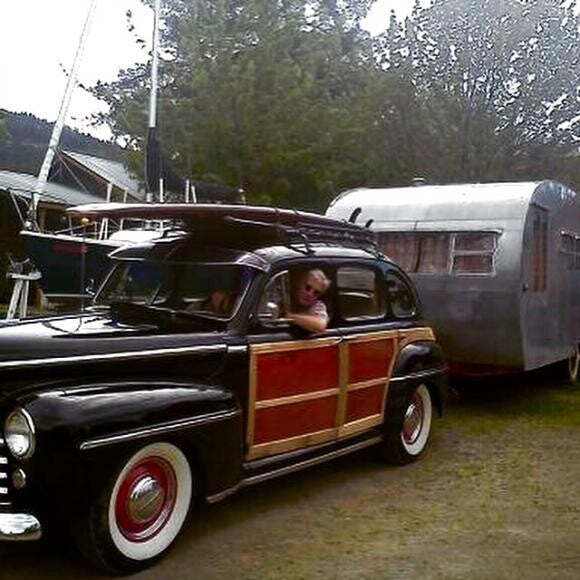 They love the 47 Woody with the big teardrop. It's an adventure!
