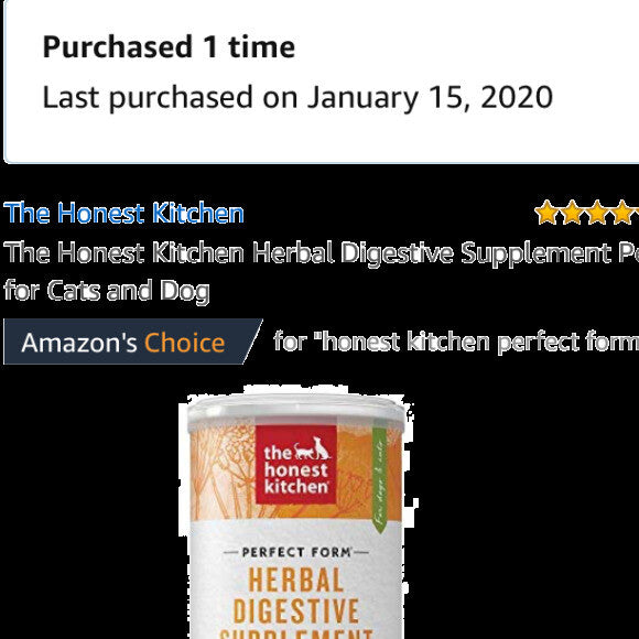 This helps with his stomach really great and stools