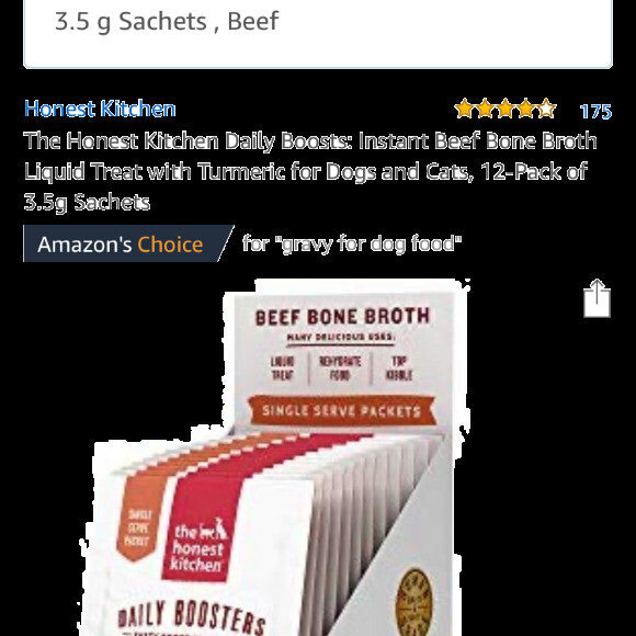 He really enjoys these with meals