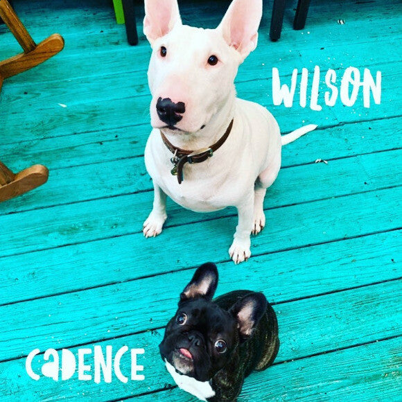 Wilson & Cadence ready for dinner. Atlanta, GA