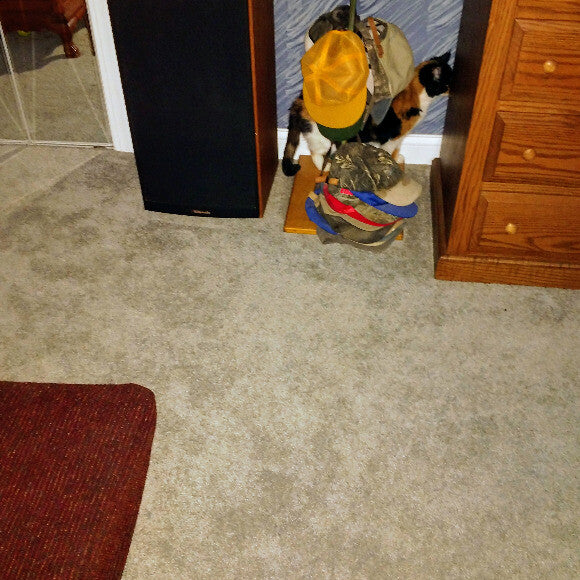 She is playing hide and seek with me!