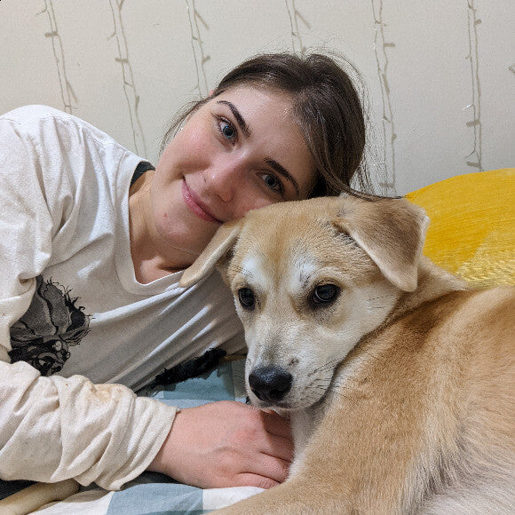 Posing with mama