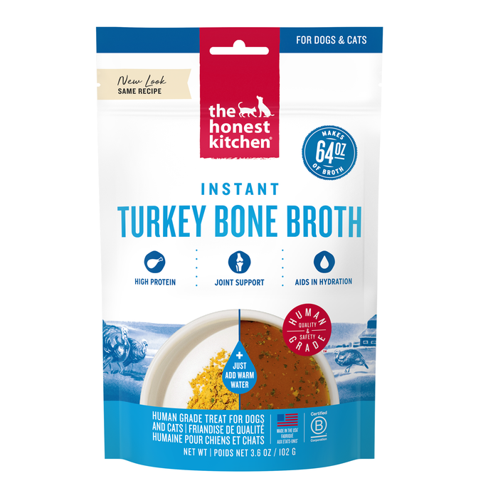 Instant Turkey Bone Broth with Turmeric