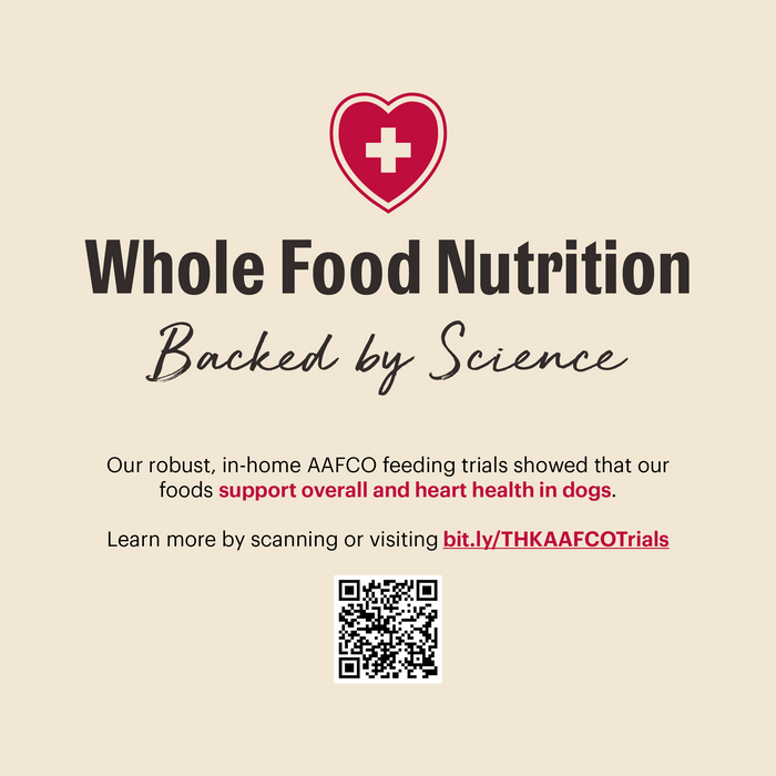 Nutrition substantiated by in-home AAFCO feeding trial. Human Grade Dehydrated and Dry Dog Food from The Honest Kitchen.