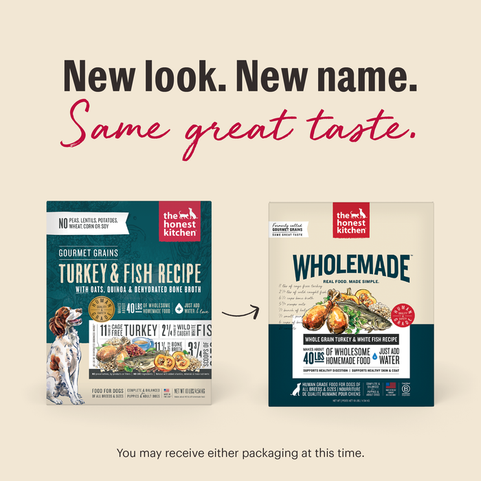 Wholemade™ Whole Grain Turkey & White Fish Dog Food