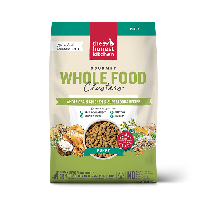 Whole Grain Chicken Whole Food Clusters for Puppies