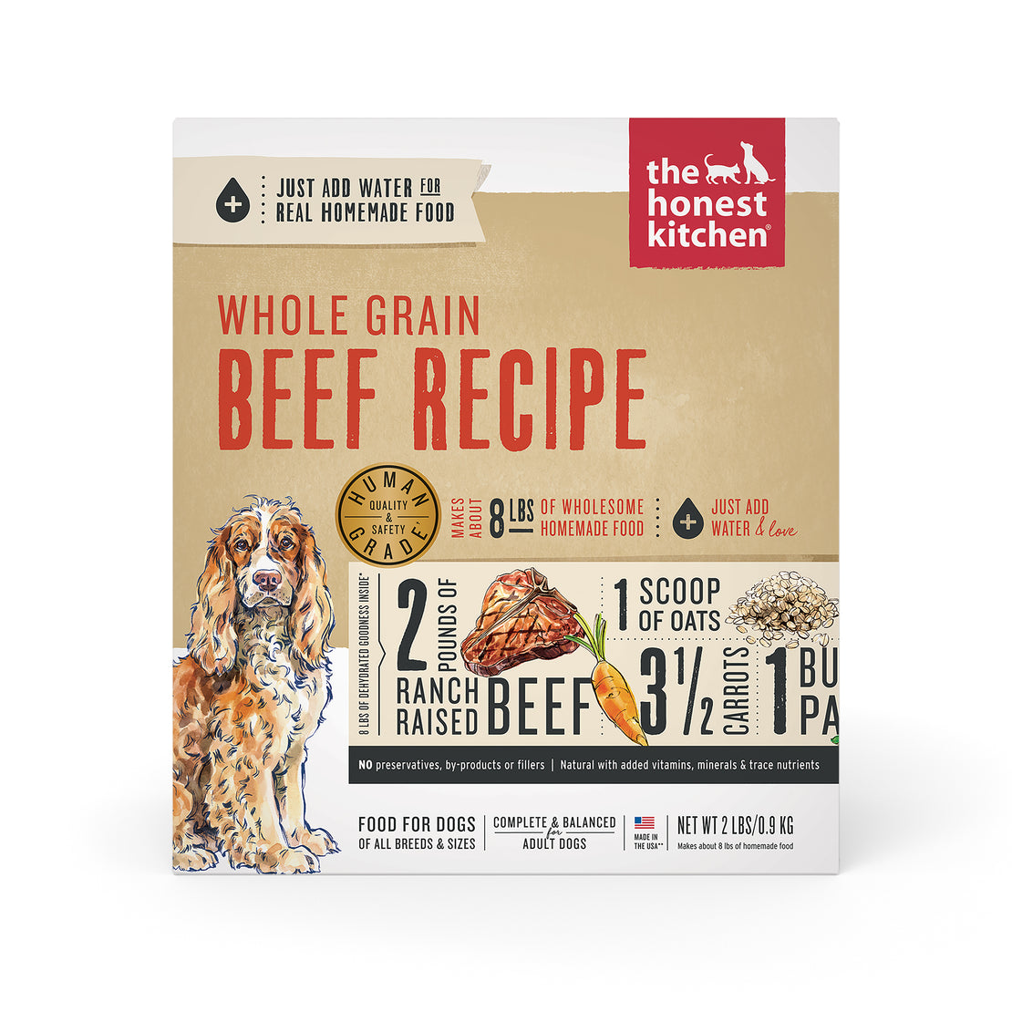 Dehydrated Whole Grain Beef