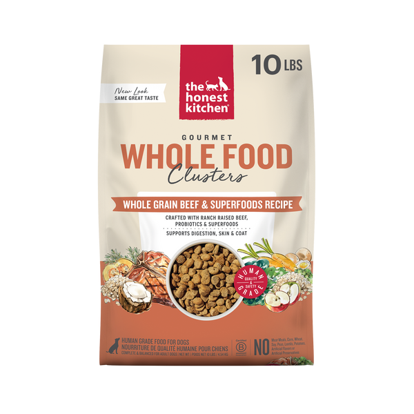 Whole Grain Beef & Oat Whole Food Clusters – The Honest Kitchen