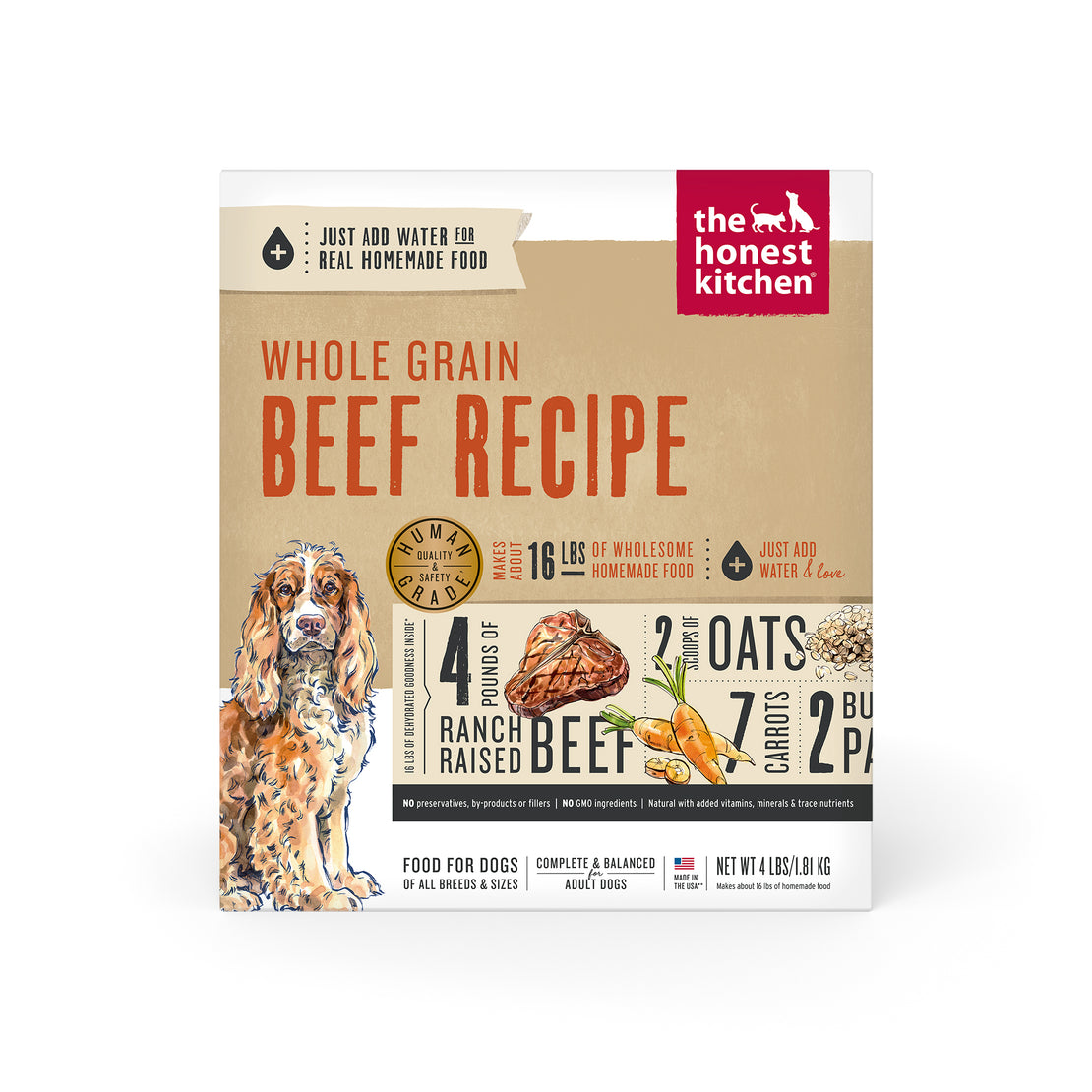 Dehydrated Whole Grain Beef