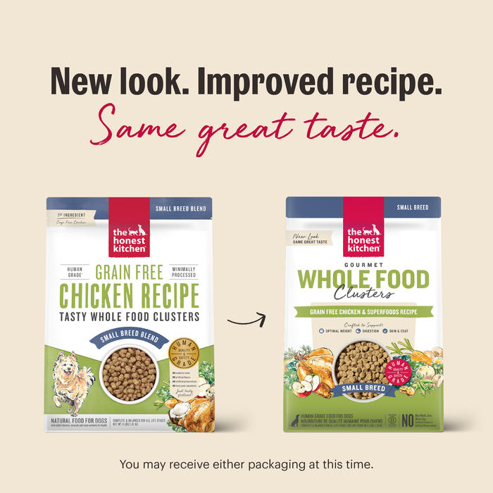 Grain Free Chicken Whole Food Clusters for Small Breeds