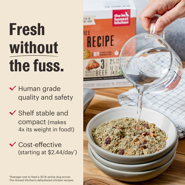 dehydrated dog food from The Honest Kitchen