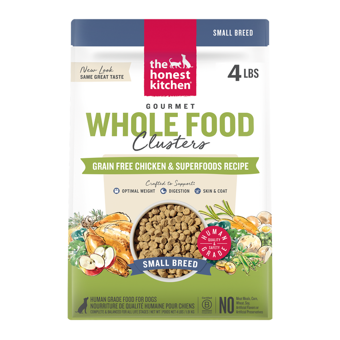 Grain Free Chicken Whole Food Clusters for Small Breeds
