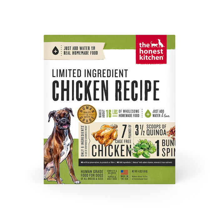 Wholemade Limited Ingredient Dehydrated Dog Food from The Honest Kitchen Whole Grain Chicken Recipe 