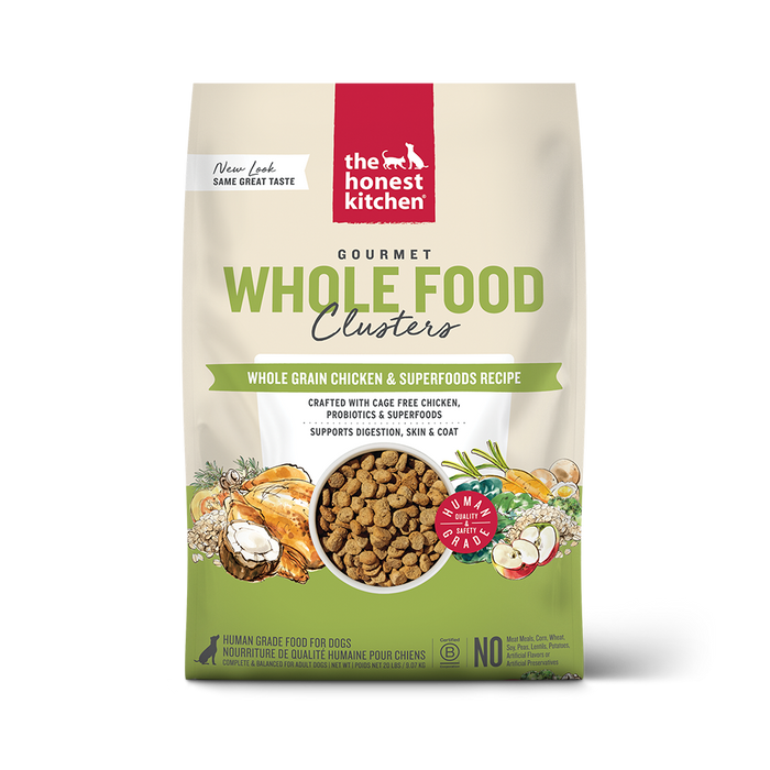 The Honest Kitchen Whole Grain Chicken Whole Food Clusters Dry Dog Food