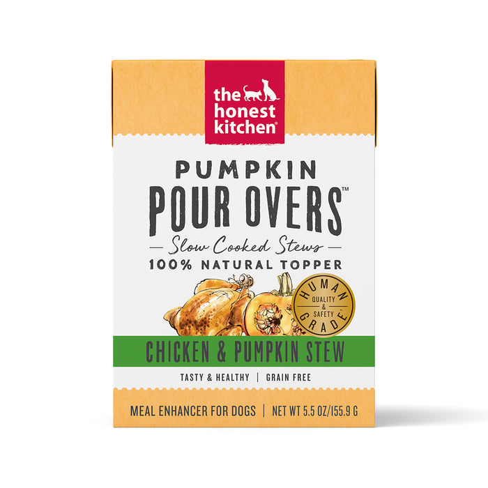 Pumpkin Pour Overs Dog Food Toppers from The Honest Kitchen