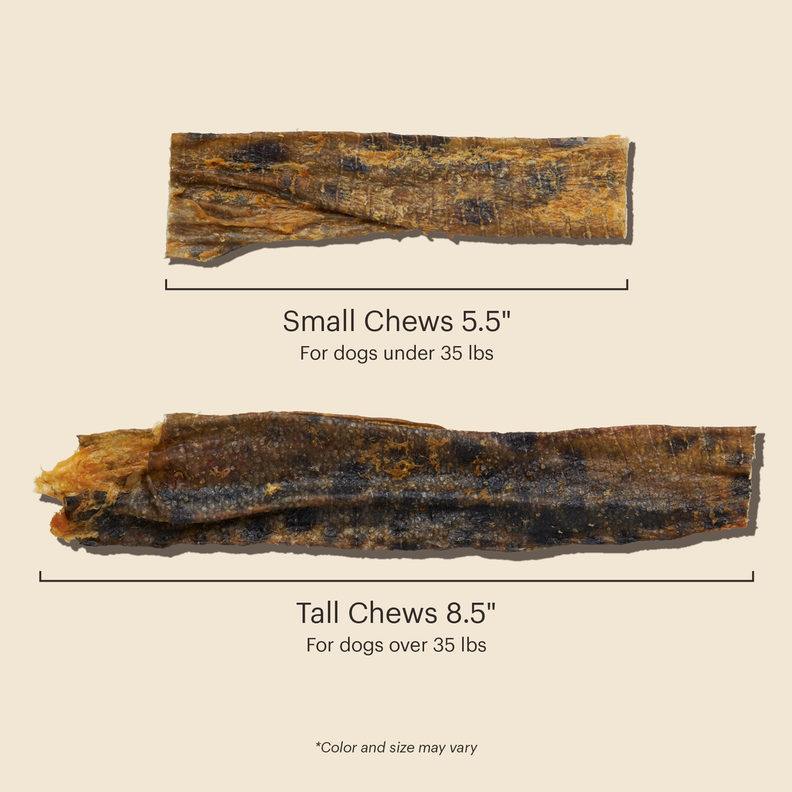 Ocean Chews Hearty Wolffish Skins Beams
