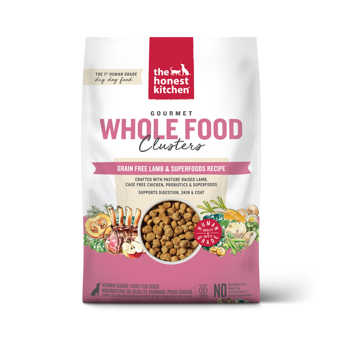 The Honest Kitchen Grain Free Lamb &amp; Superfoods Whole Food Clusters