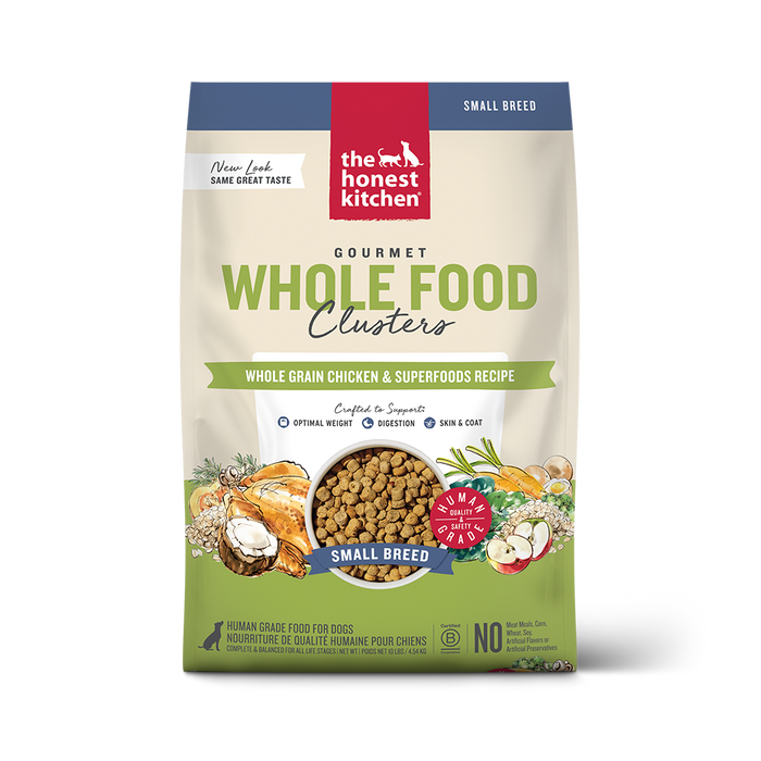 The Honest Kitchen Whole Grain Chicken Whole Food Clusters Small Breed Dry Dog Food