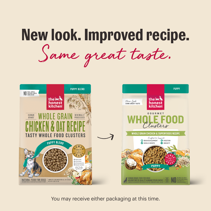 Whole Grain Chicken Whole Food Clusters for Puppies