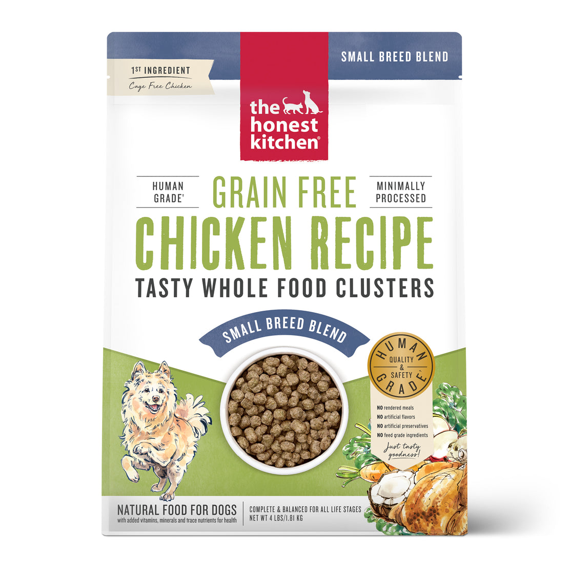Grain Free Chicken Whole Food Clusters for Small Breeds