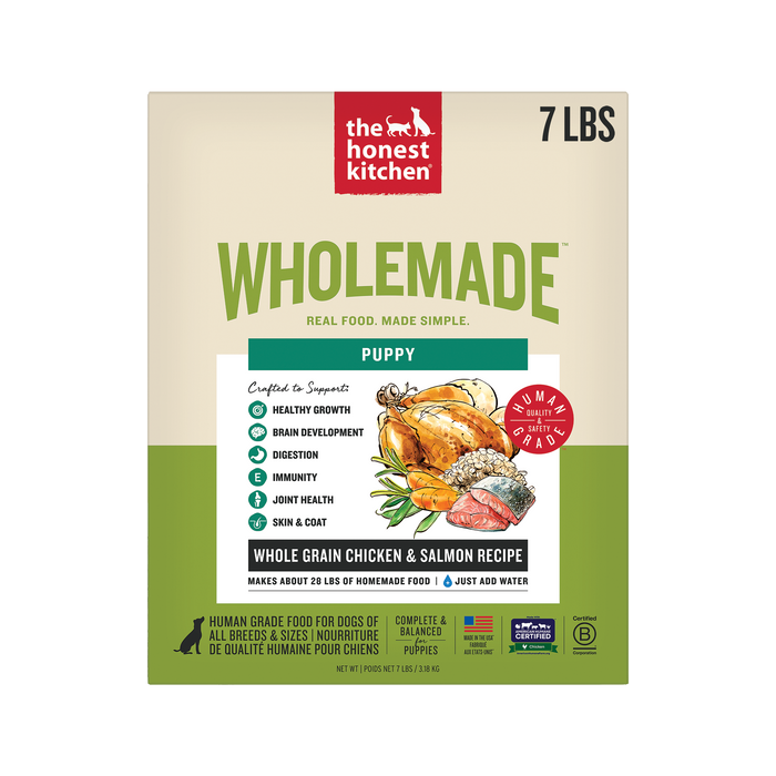 Wholemade Whole Grain Chicken & Salmon Dehydrated Puppy Dog Food