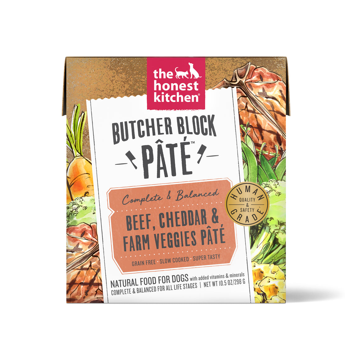 Beef, Cheddar & Farm Veggies Butcher Block Pâté
