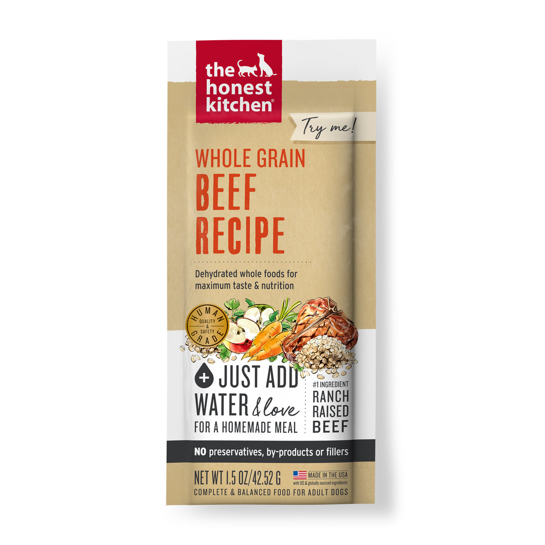 Dehydrated Whole Grain Beef