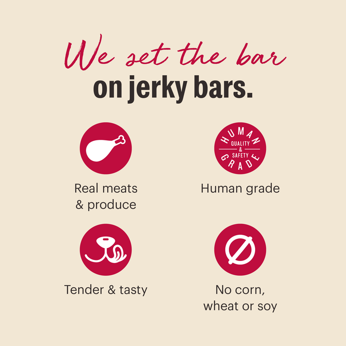 Jerky Harvest Mini Bars Meaty Dog Treats from The Honest Kitchen