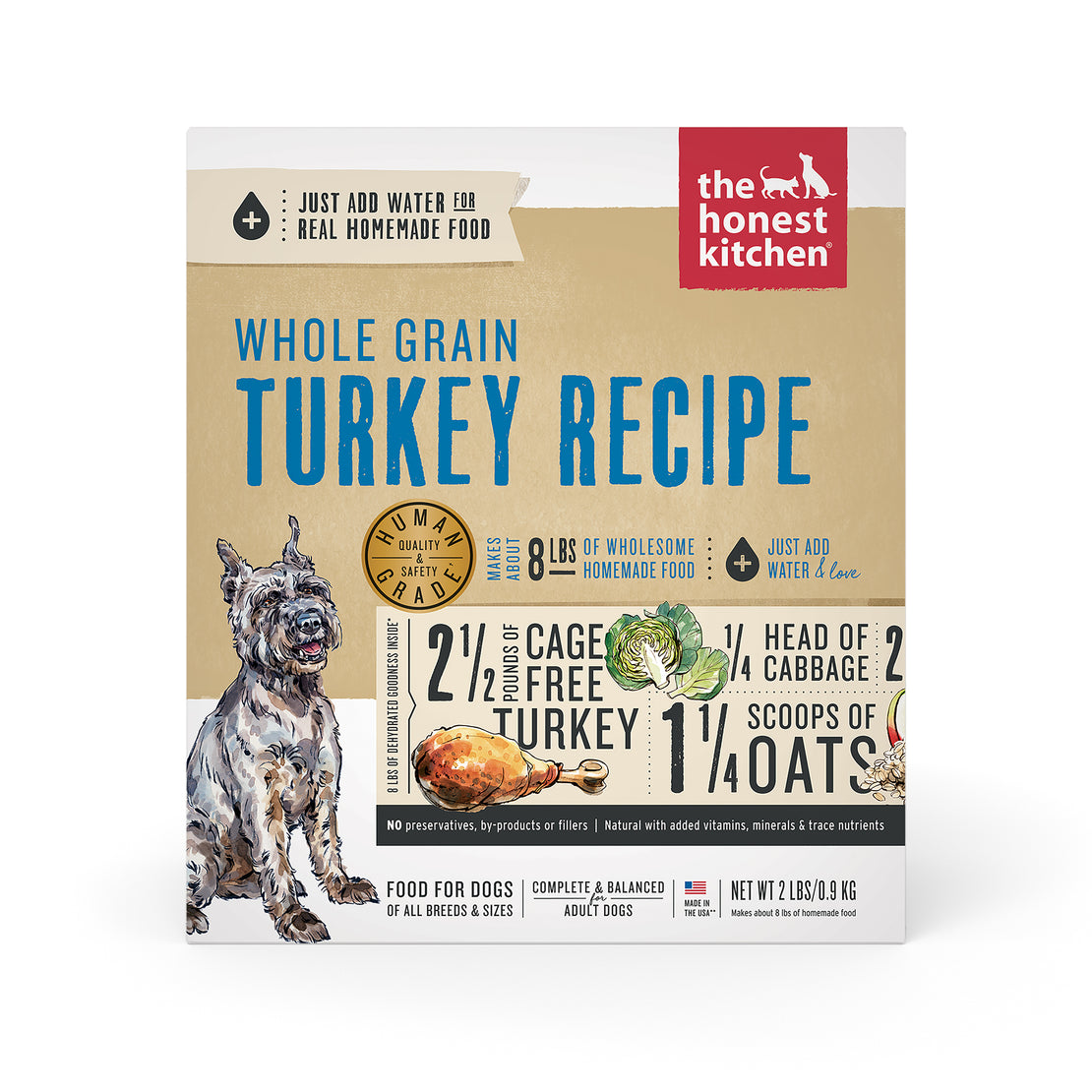 Dehydrated Whole Grain Turkey