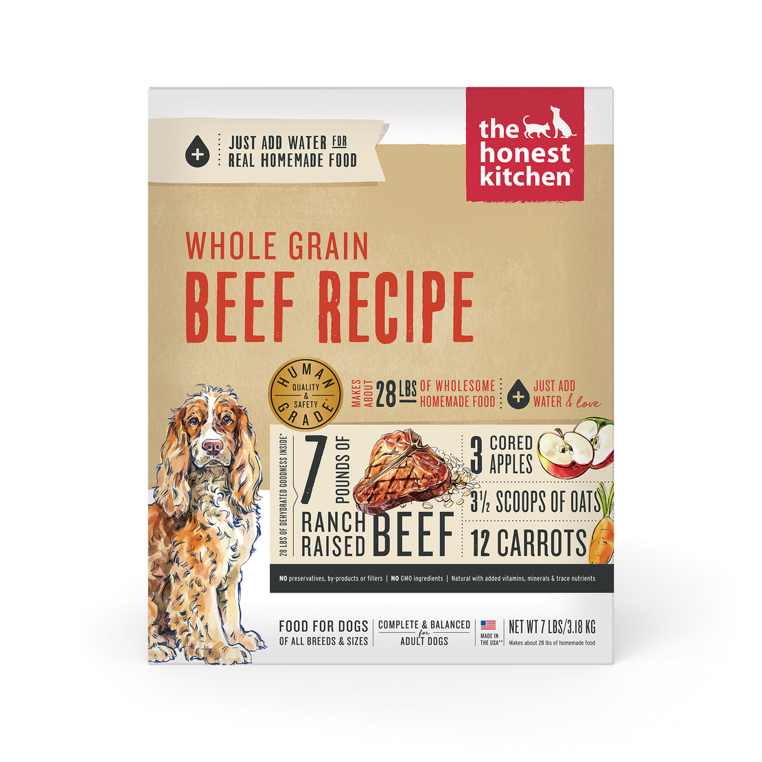 Dehydrated Whole Grain Beef