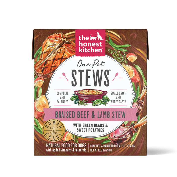 Beef & Lamb One Pot Stew Human Grade Wet Dog Food