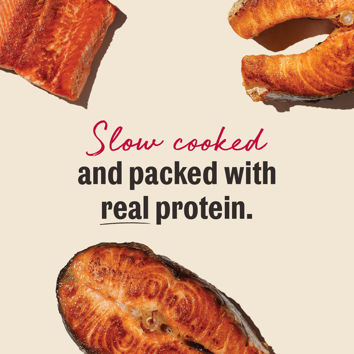 Slow cooked and packed with real protein, not meat meals. Visual highlights real meat used in recipe. The Honest Kitchen's Healthy, limited ingredient, human grade jerky dog treats.