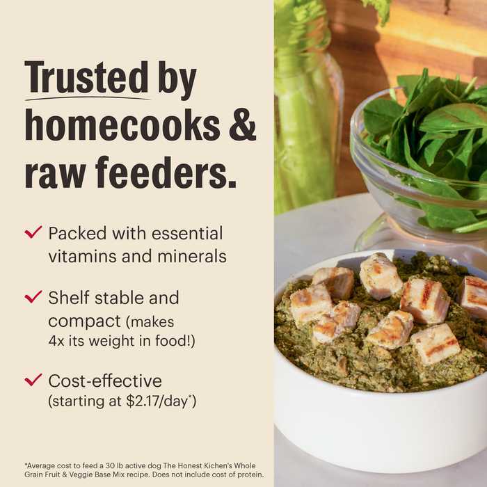 base mix dehydrated dog food from The Honest Kitchen