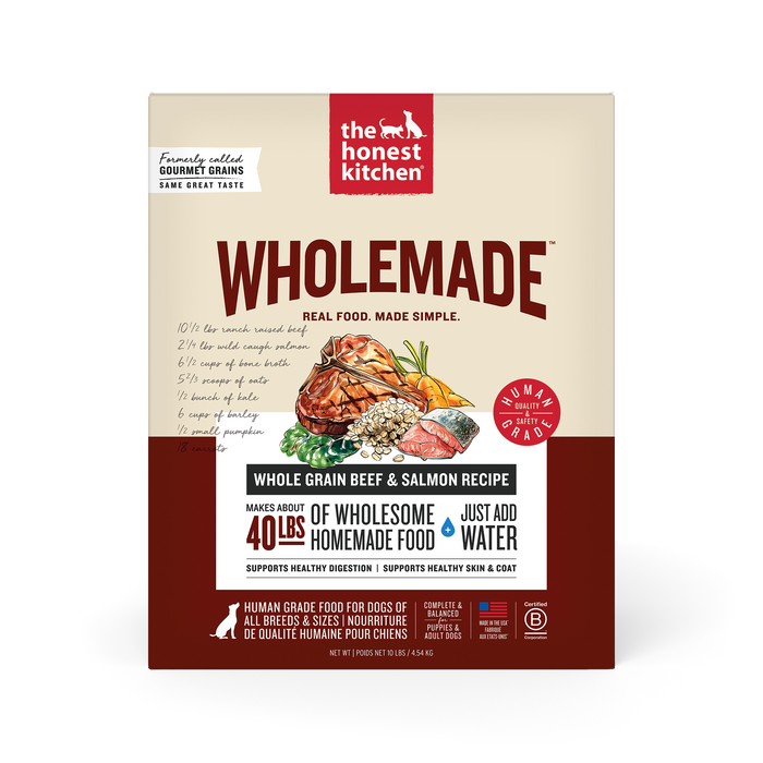 Wholemade Whole Grain Beef & Salmon
