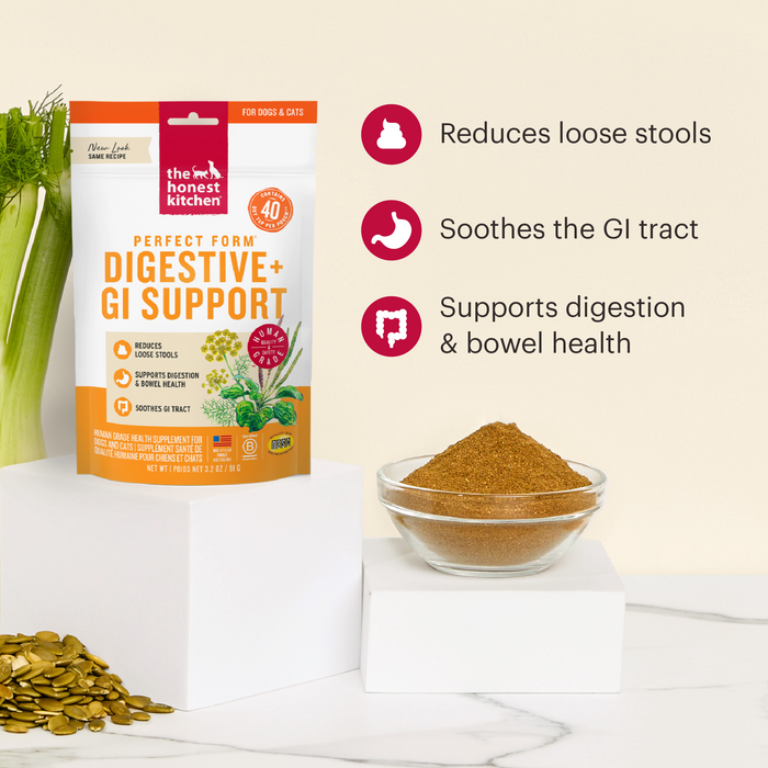 Perfect Form Herbal Digestive Supplement for Dogs and Cats