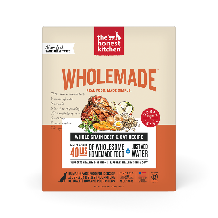 Wholemade Whole Grain Beef & Oat