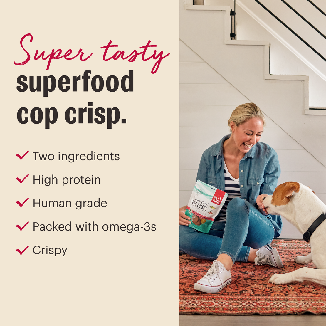 Superfood Cod Crisps - Strawberry