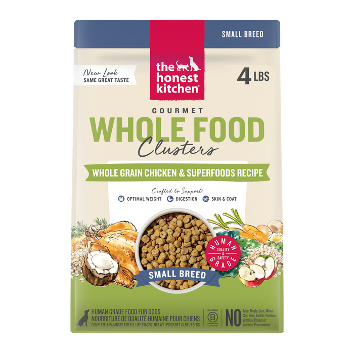Whole Grain Chicken Whole Food Clusters for Small Breeds