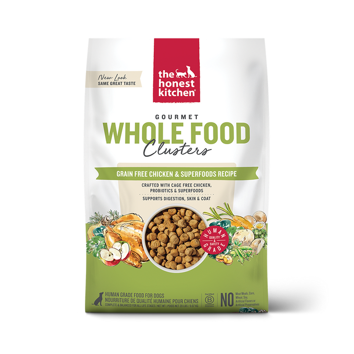 The Honest Kitchen Grain Free Chicken Whole Food Clusters Dry Dog Food