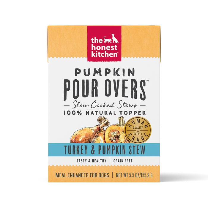 Pumpkin Pour Overs Dog Food Toppers from The Honest Kitchen