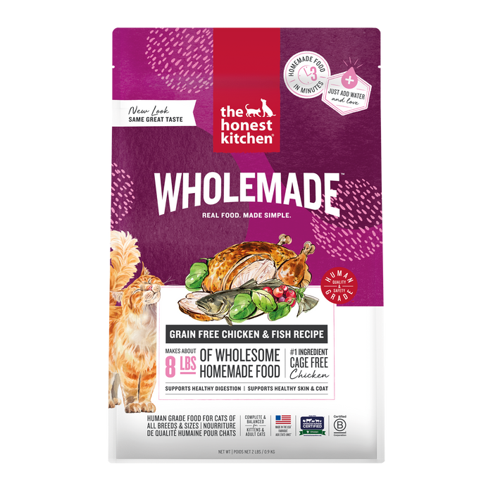 The Honest Kitchen's Wholemade Grain Free Dehydrated Cat Food 