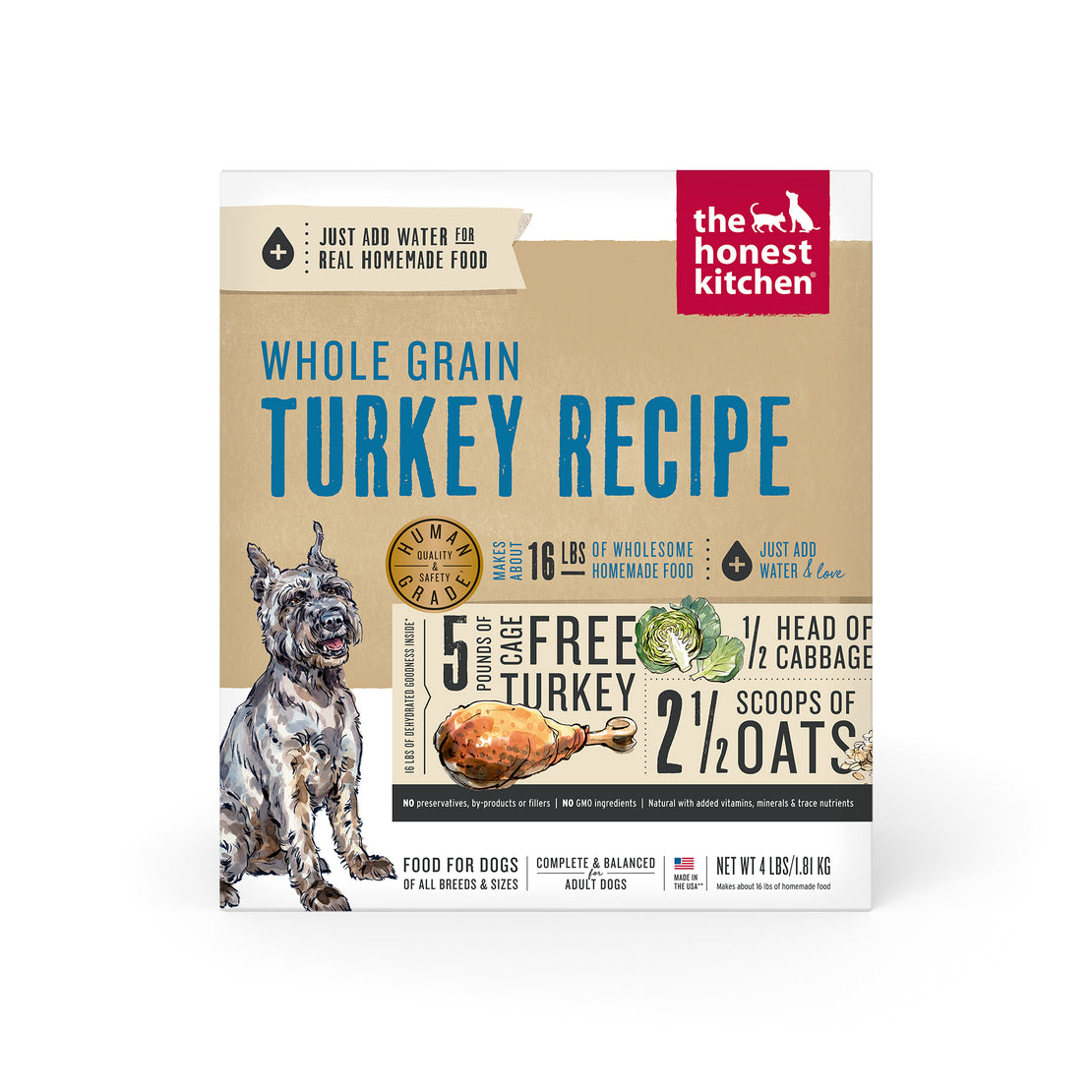 Dehydrated Whole Grain Turkey