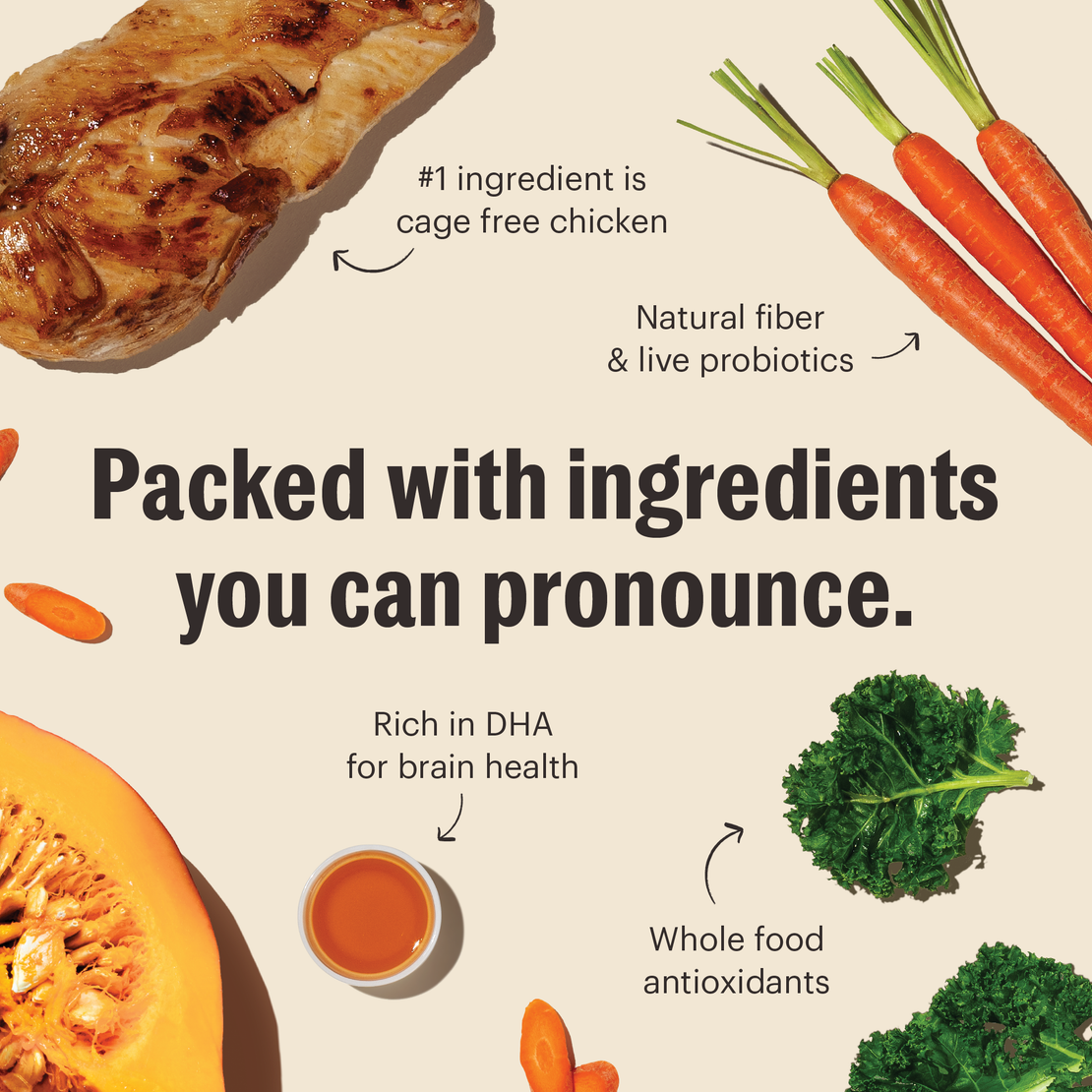 Grain Free Chicken Whole Food Clusters for Puppies
