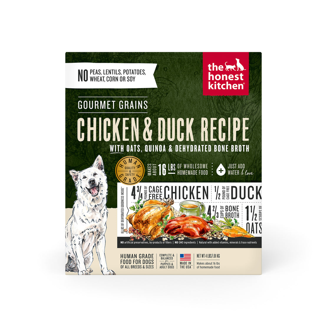 Dehydrated Gourmet Grains Chicken & Duck