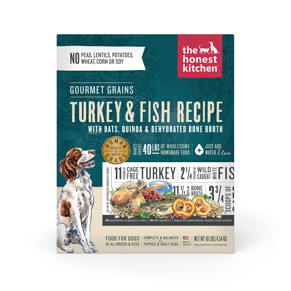 Dehydrated Gourmet Grains Turkey & White Fish