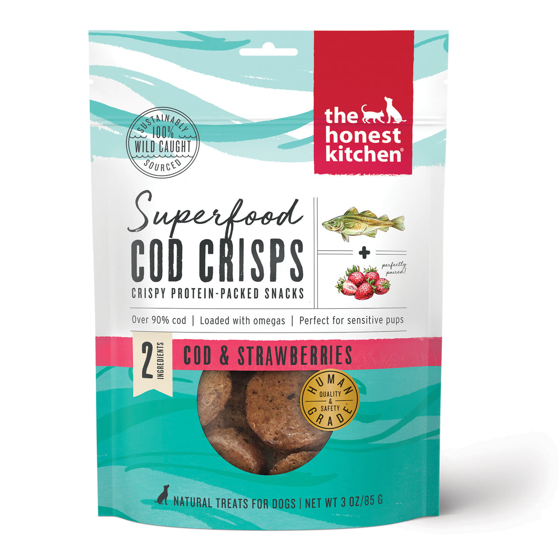 Superfood Cod Crisps - Strawberry