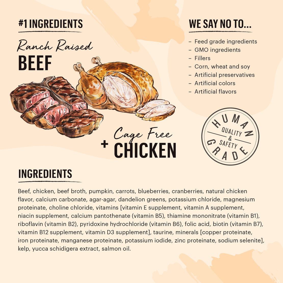 Câté - Grain Free Beef & Chicken Pâté