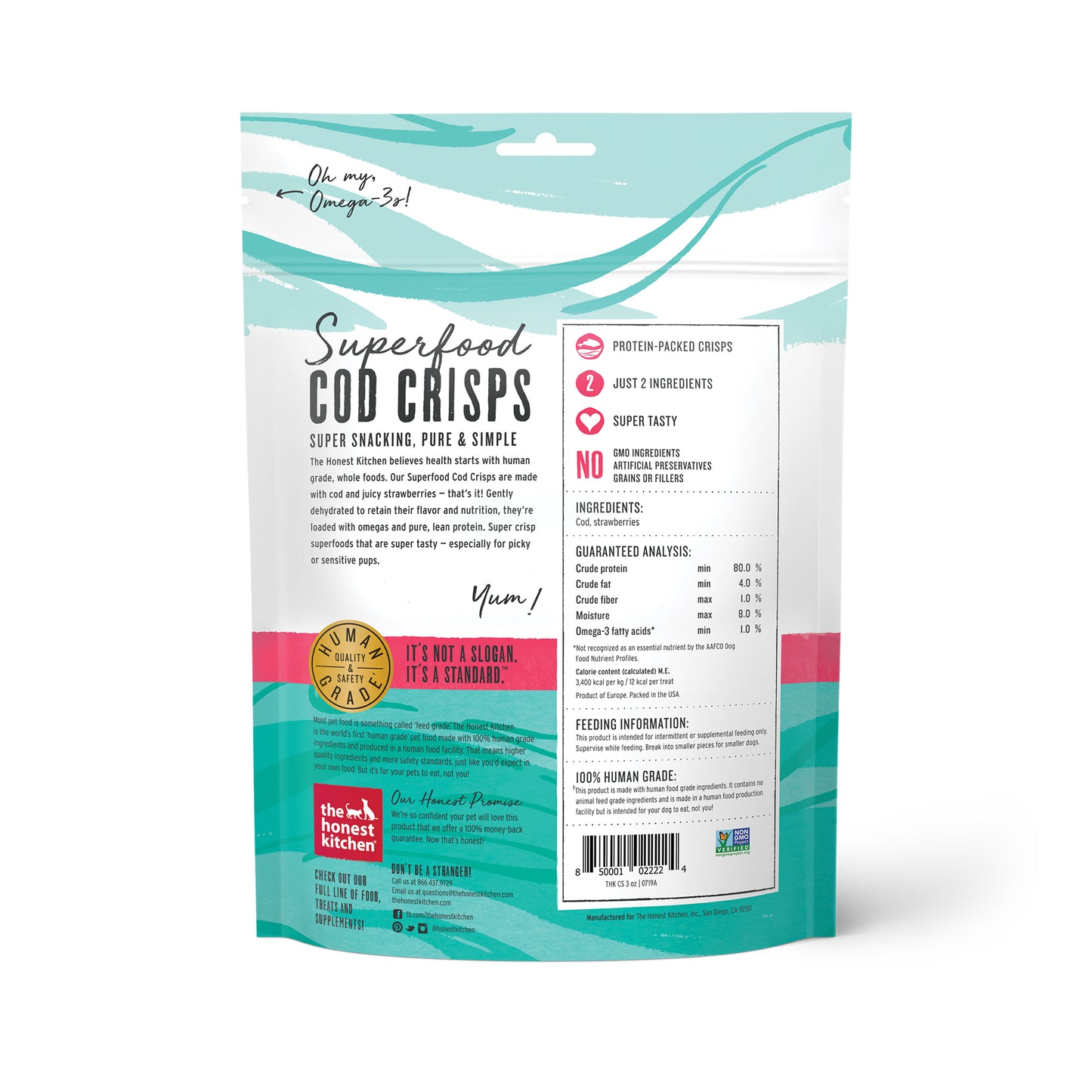 Superfood Cod Crisps - Strawberry