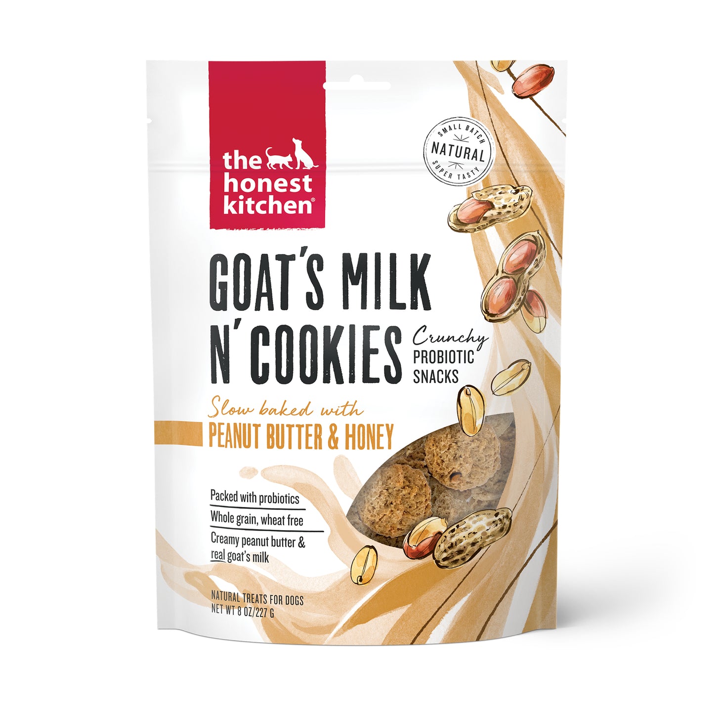 Peanut Butter & Honey Goat's Milk N' Cookies